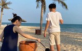 [ẢNH] Đàm Thu Trang nhuận sắc khi mang bầu con chung với Cường Đô La